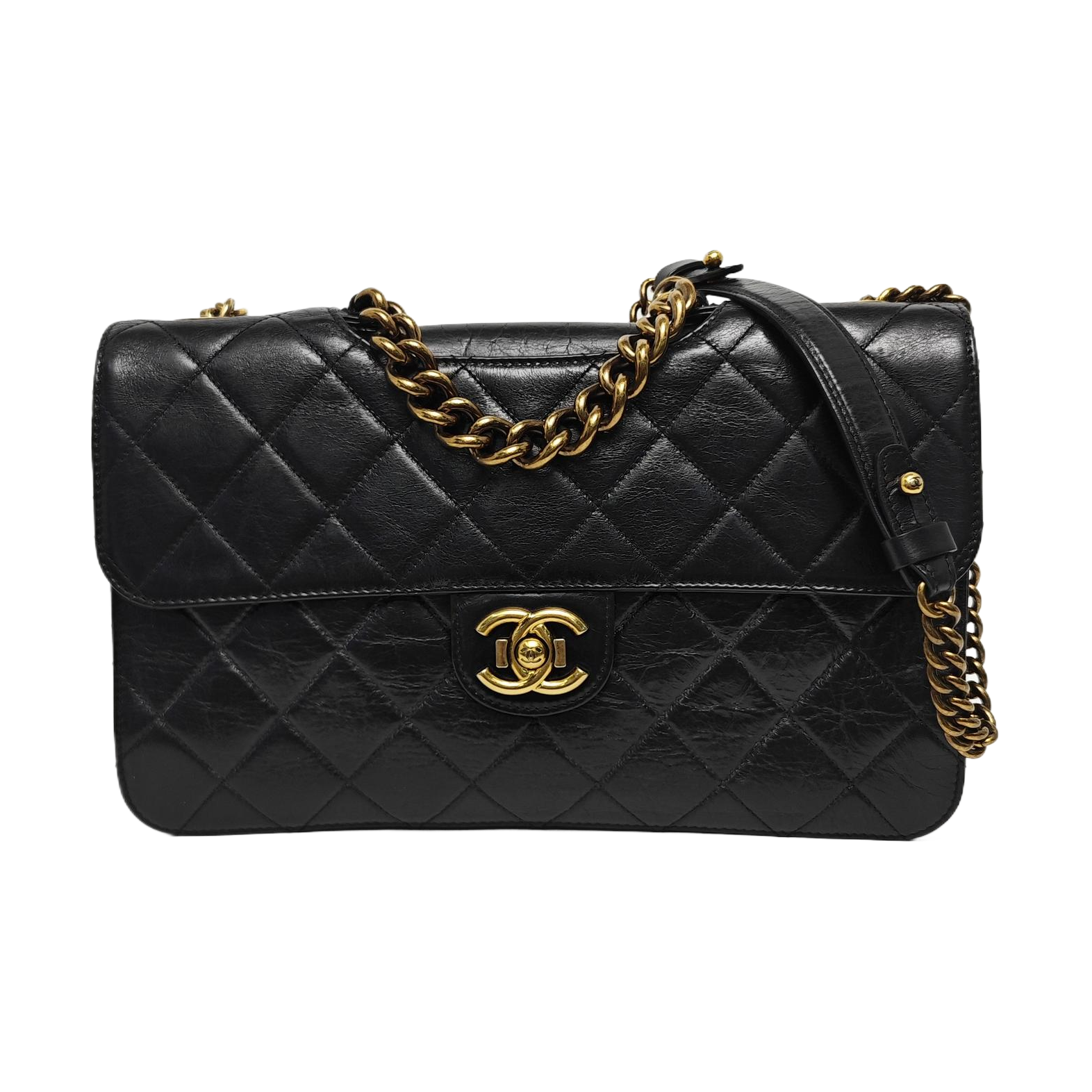 PREFECT EDGE Quilted Calfskin Black
