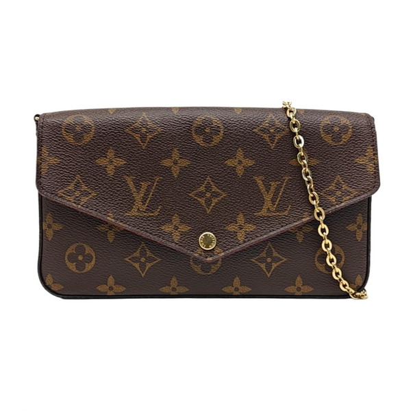 SARAH Monogram Coated Canvas Brown