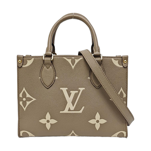 ONTHEGO PM Monogram Calfskin Gray