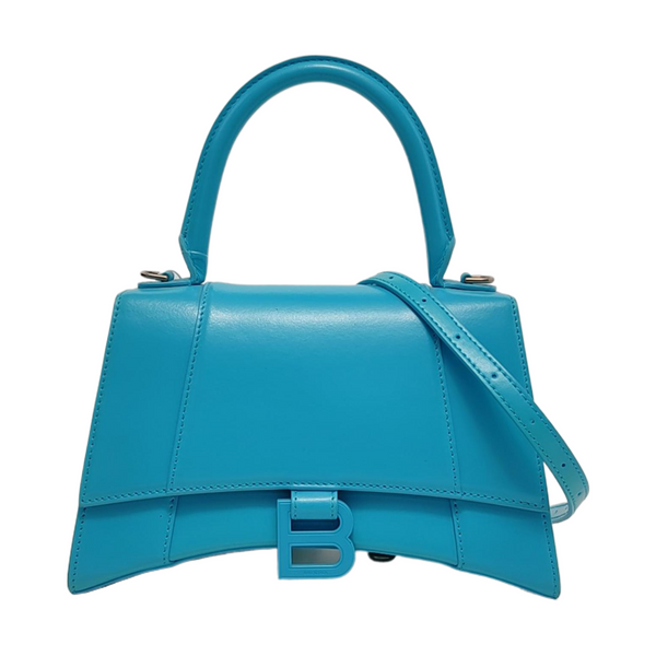 Hourglass S Calfskin Blue