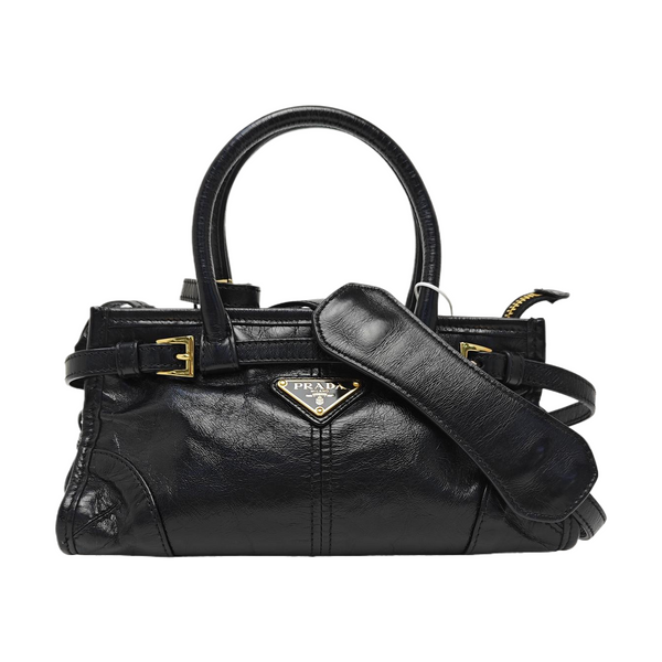 Bonnie Small Calfskin Black