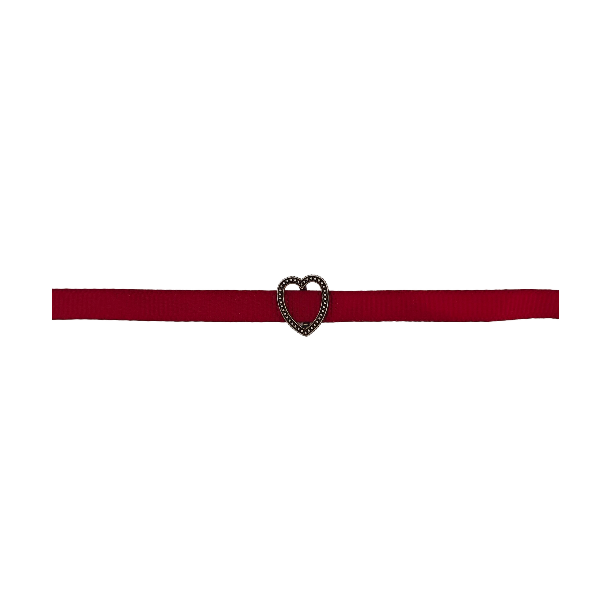 Fabric Red Necklace