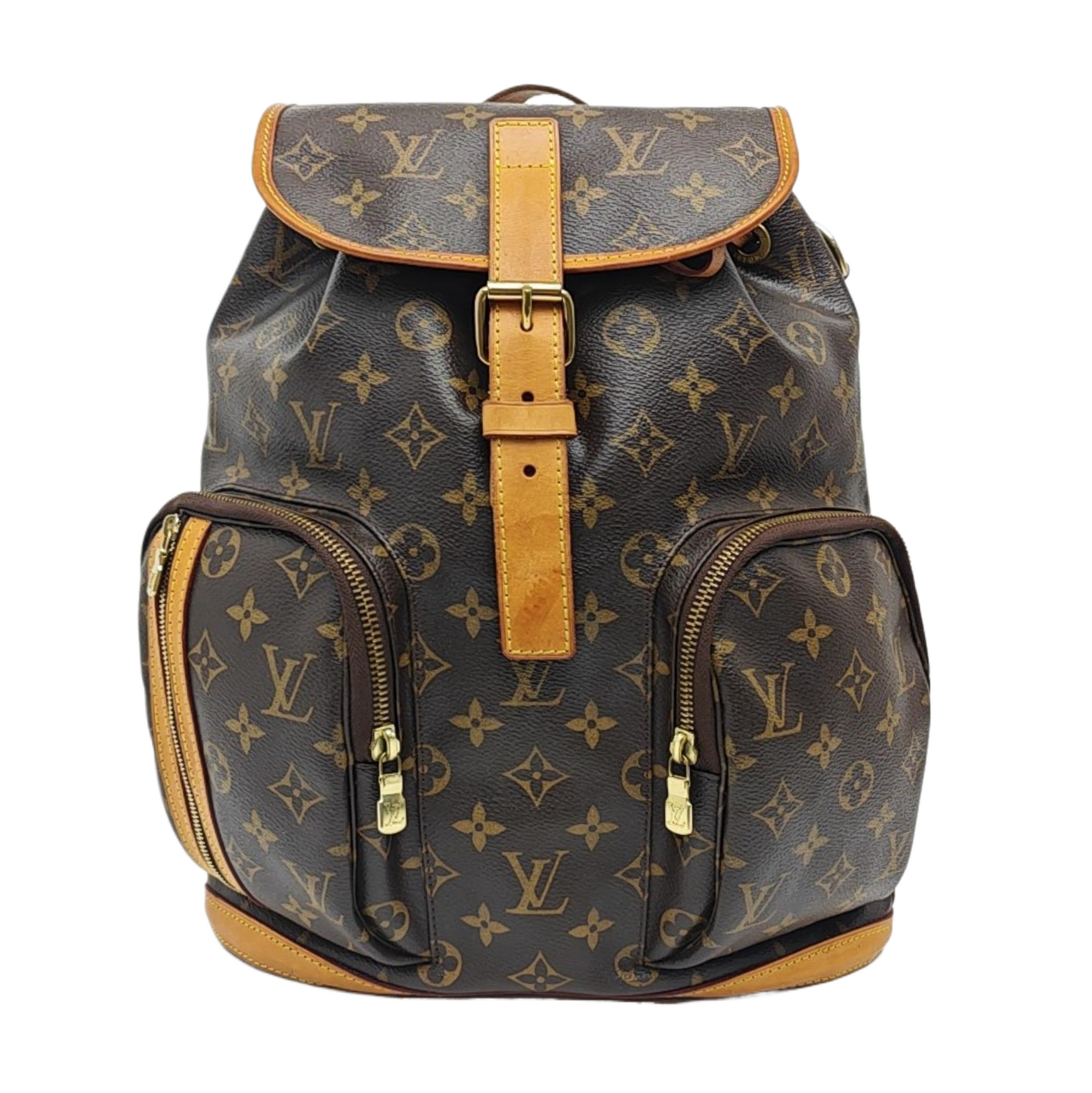 BOSPHORE Monogram Coated Canvas Brown