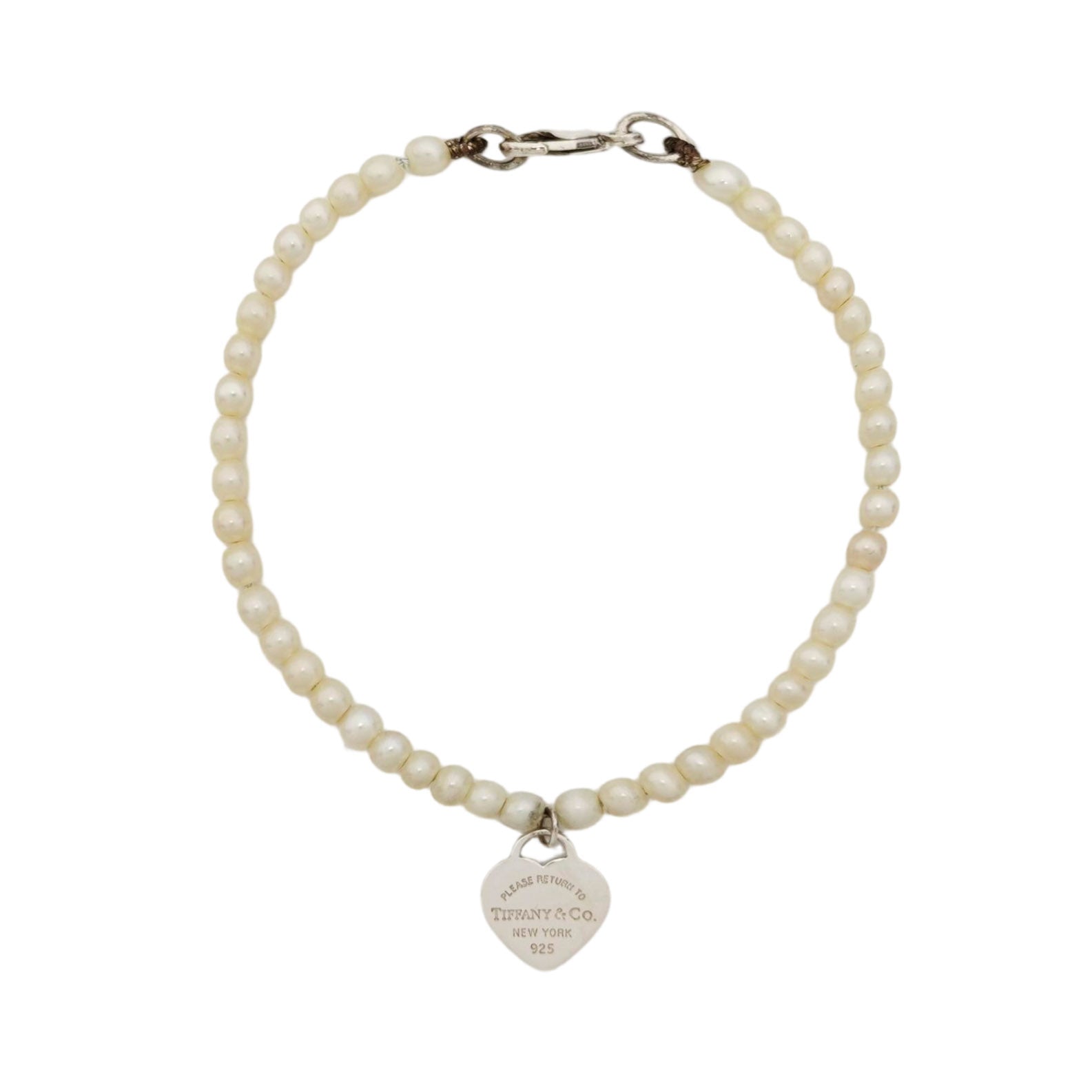 Return To Tiffany 925 Sterling Silver White Bracelet