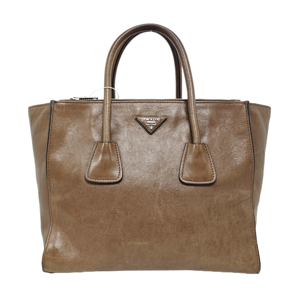 Calfskin Tote Bag Brown