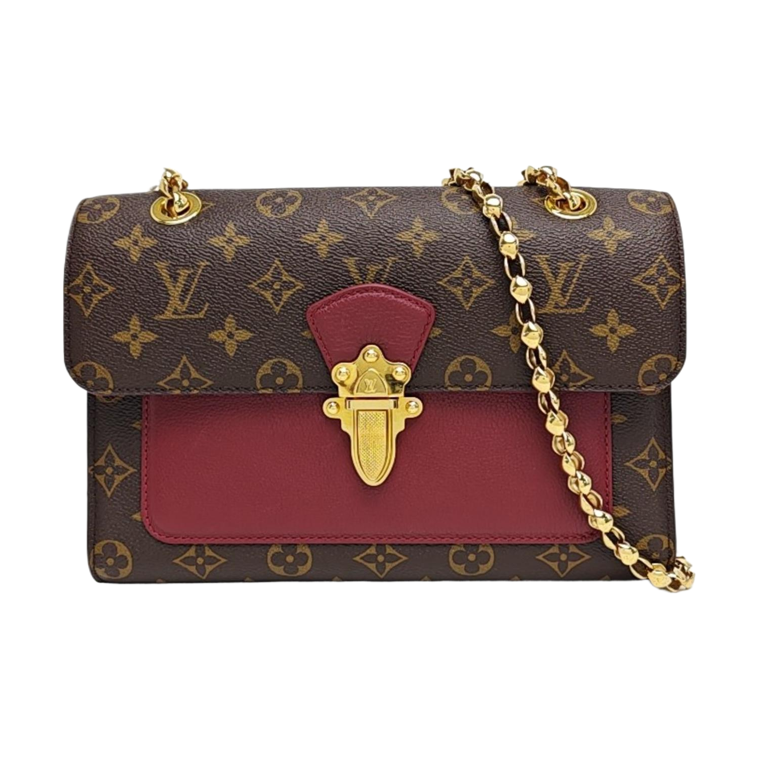 VICTOIRE Monogram Coated Canvas Brown