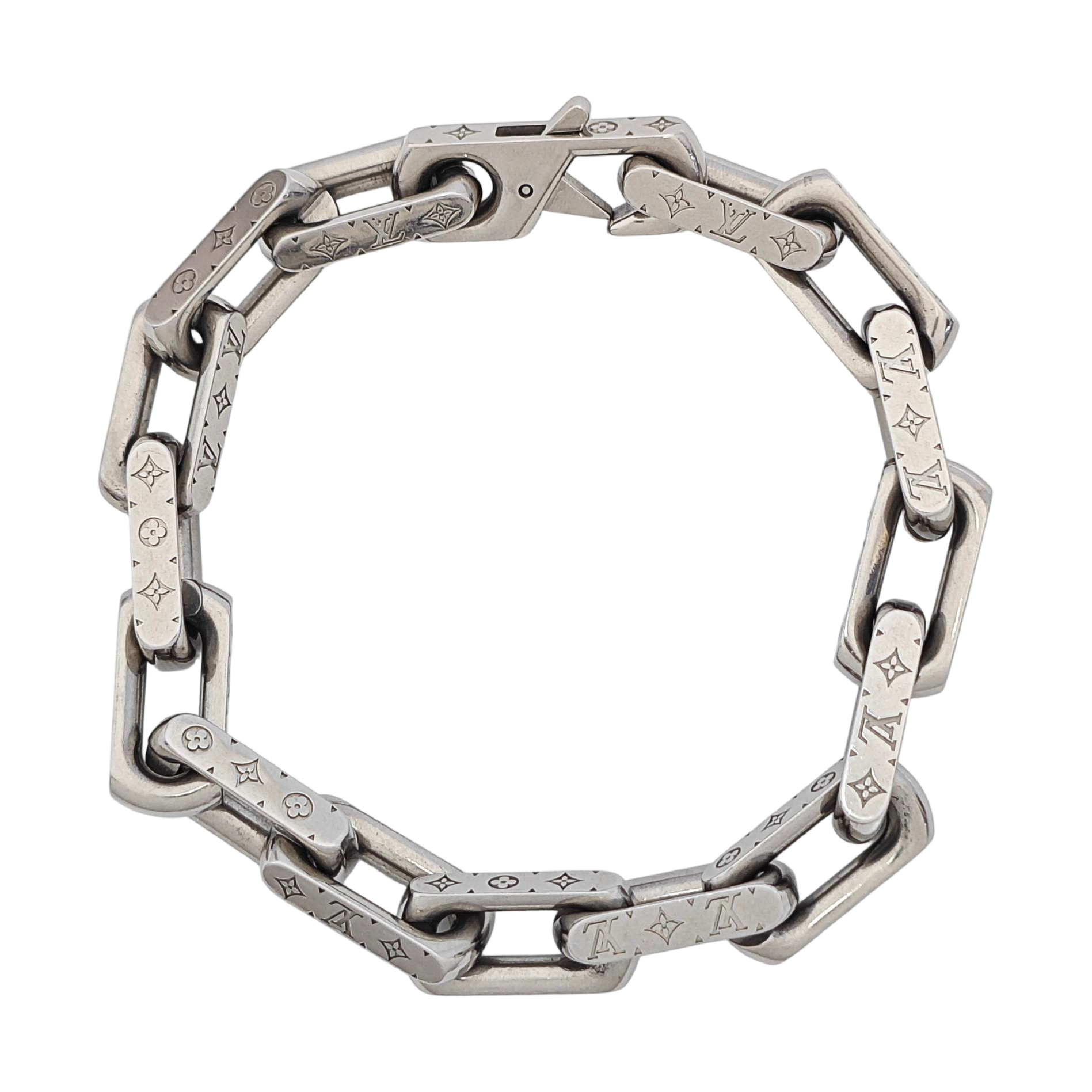 MONOGRAM Metal Silver Bracelet