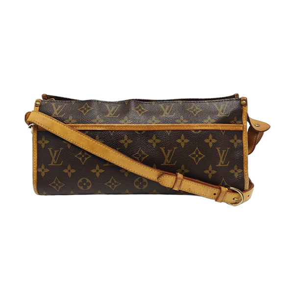 POPINCOURT Monogram Coated Canvas Brown