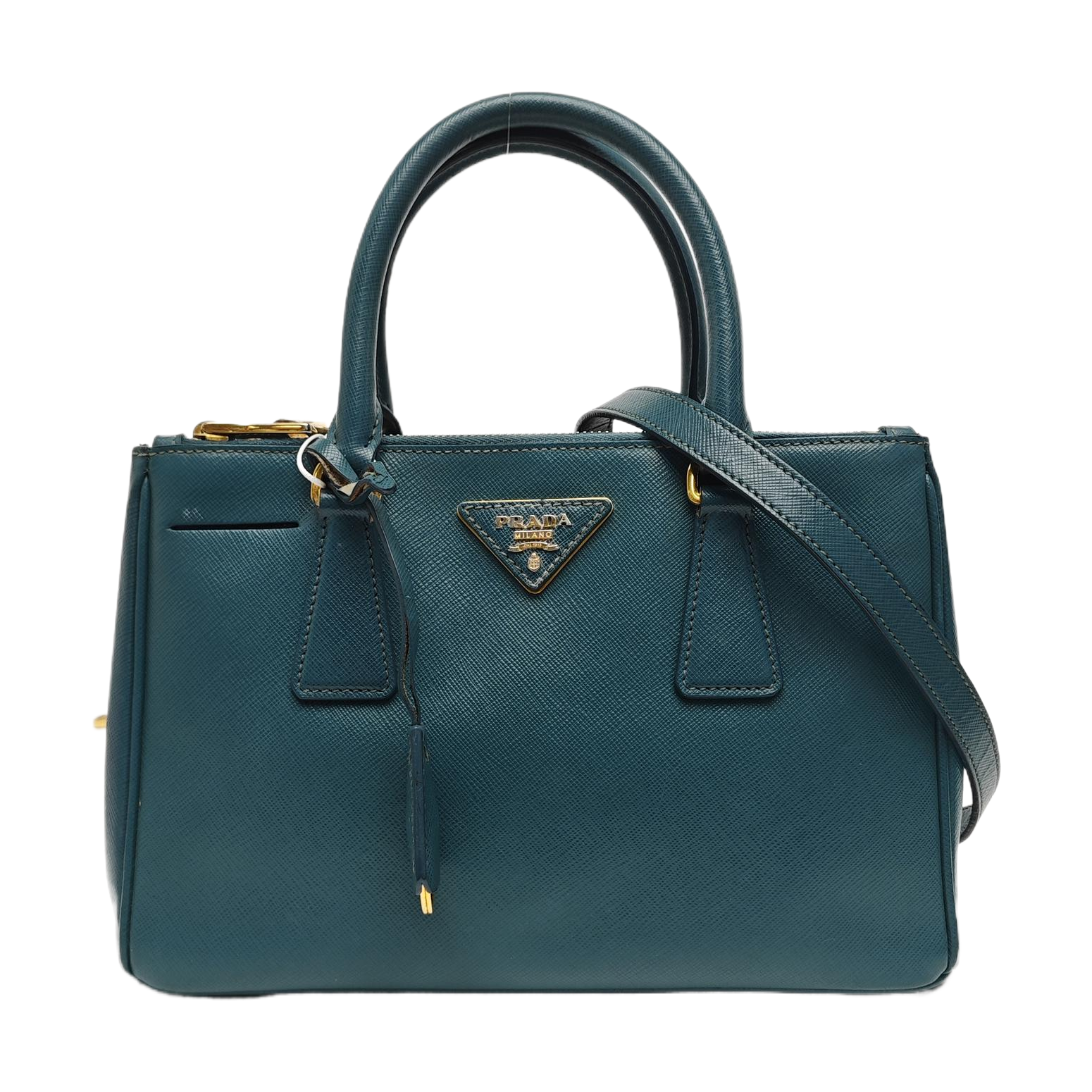 Galleria Medium Saffiano Calfskin Green