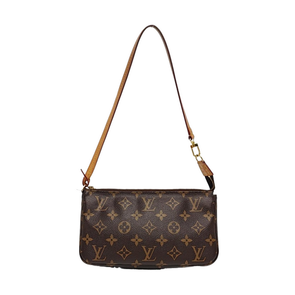 ACCESSOIRES GM Monogram Coated Canvas Brown