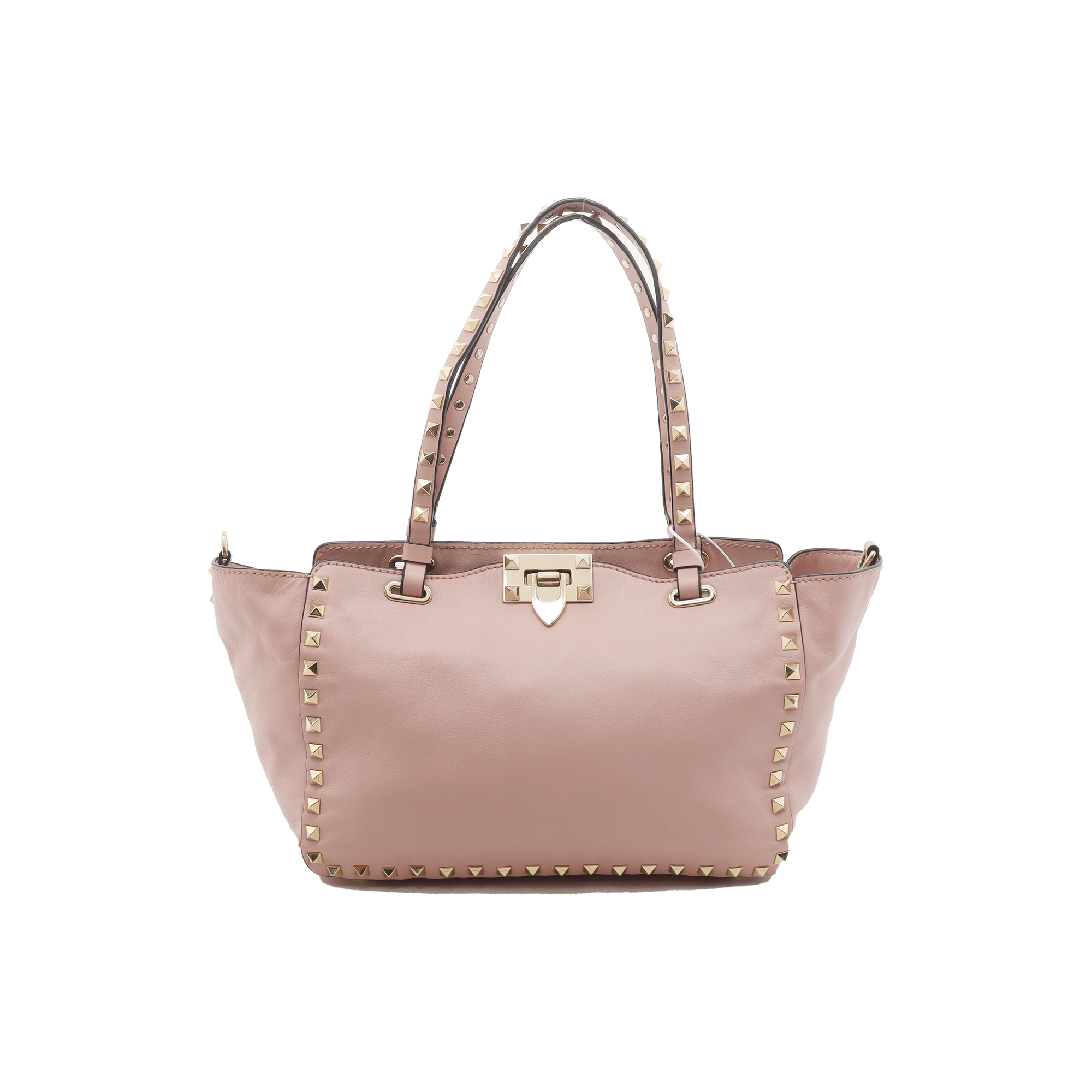 Rockstud Small Calfskin Pink
