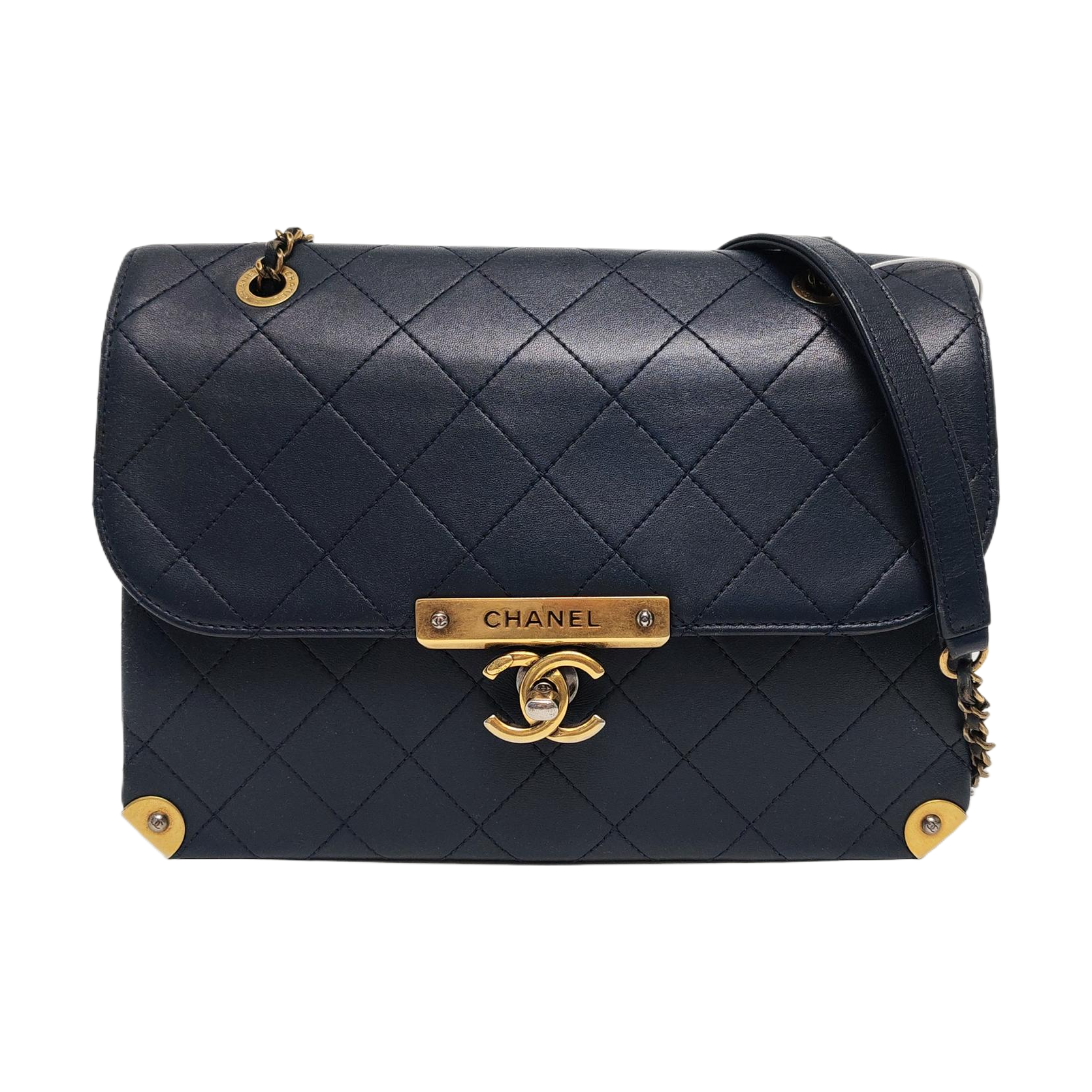 Quilted Lambskin Blue