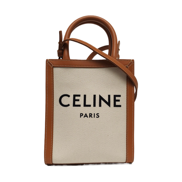 CABAS CELINE Mini Canvas White