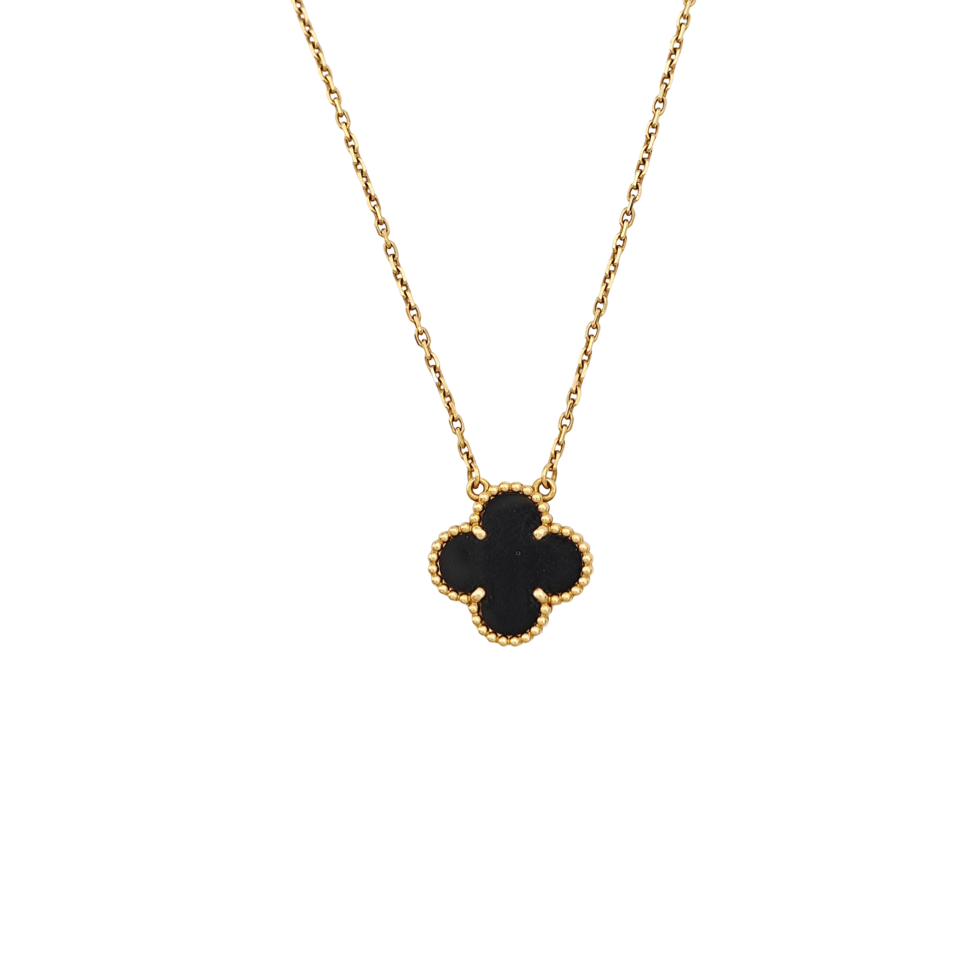 Vintage Alhambra 18k Gold Necklace