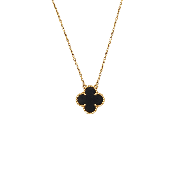 Vintage Alhambra 18k Gold Necklace
