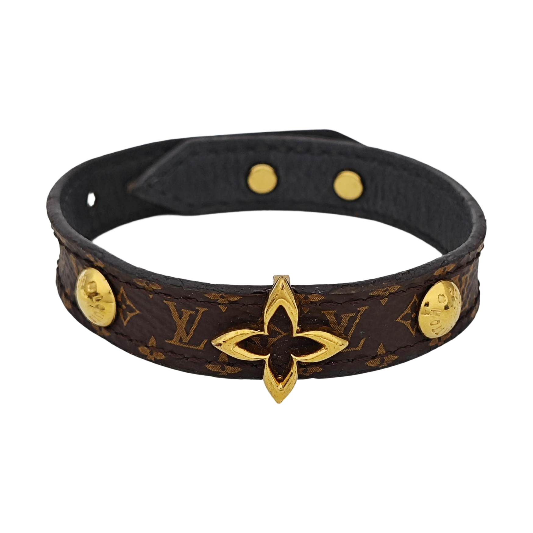 BLOOMING Coated Canvas Brown Bangle