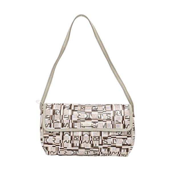 Coated Canvas Top Handle Bag Multicolor