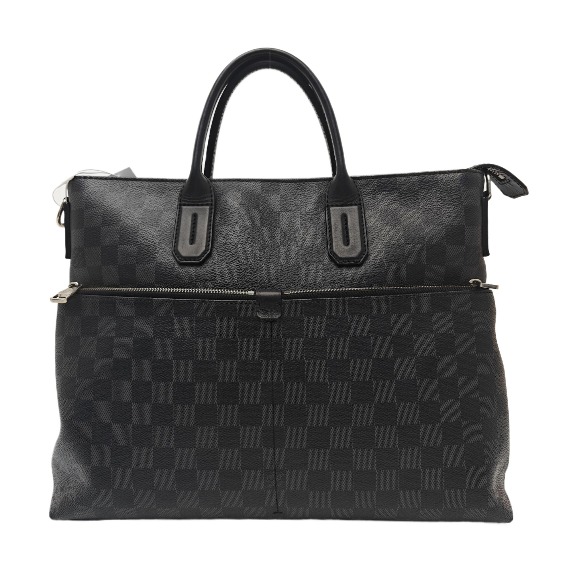 7 DAYS A WEEK Damier Graphite Coated Canvas Gray