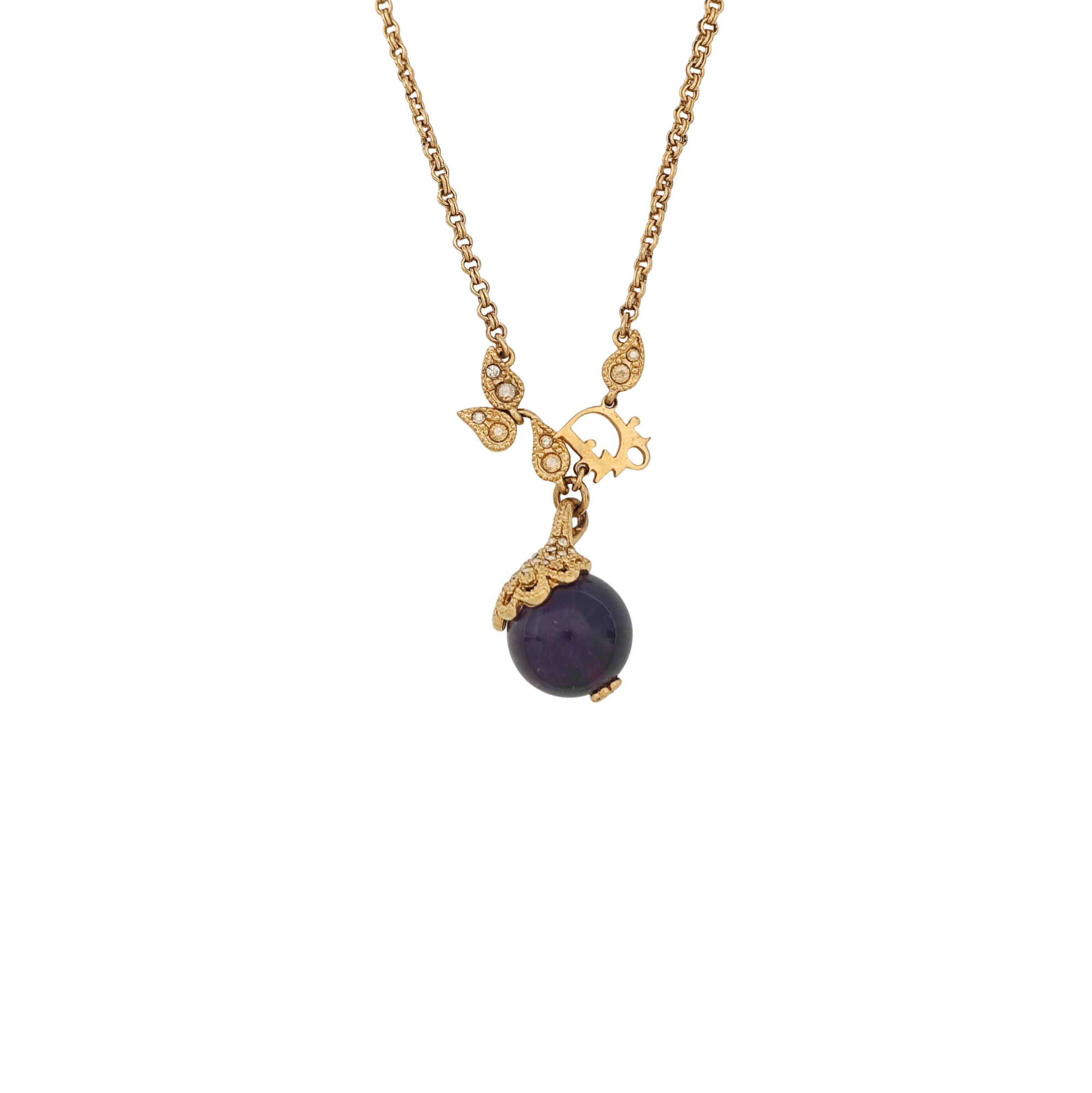 Diorelita Metal Gold Necklace