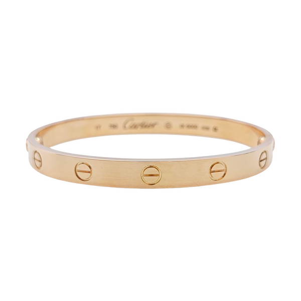 LOVE 18k Rose Gold Bangle