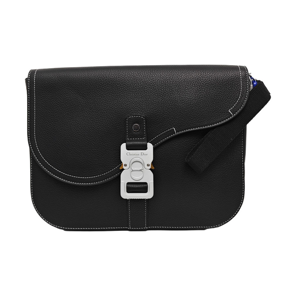 Authenticated pre-owned  Saddle Calfskin Black - Clutch at Looply