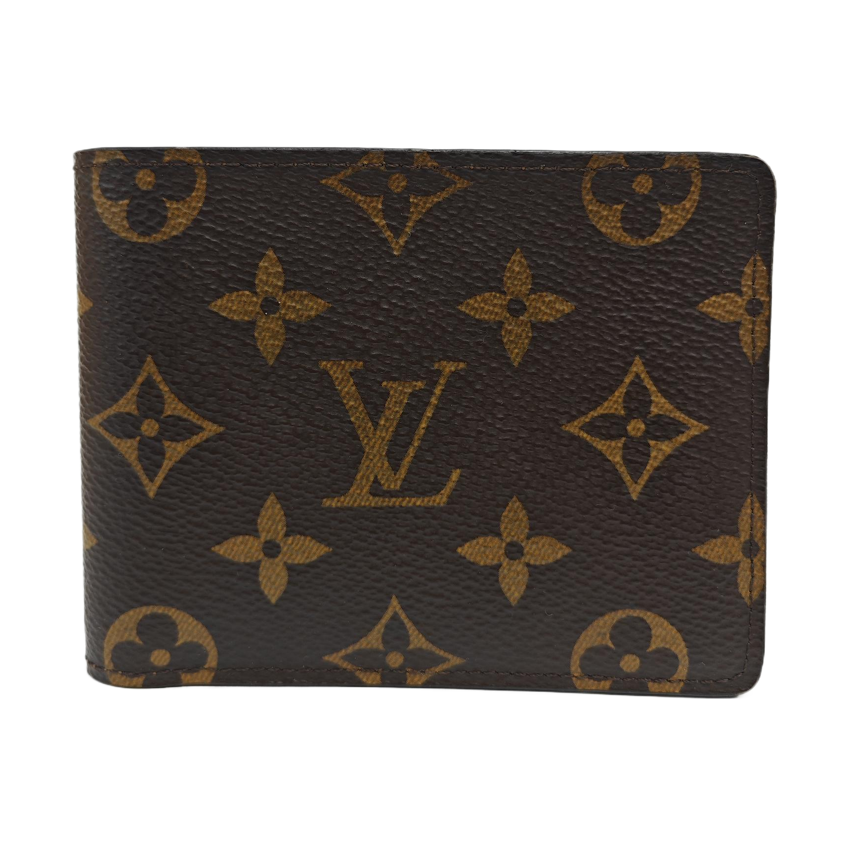 MARCO Monogram Coated Canvas Brown Wallet