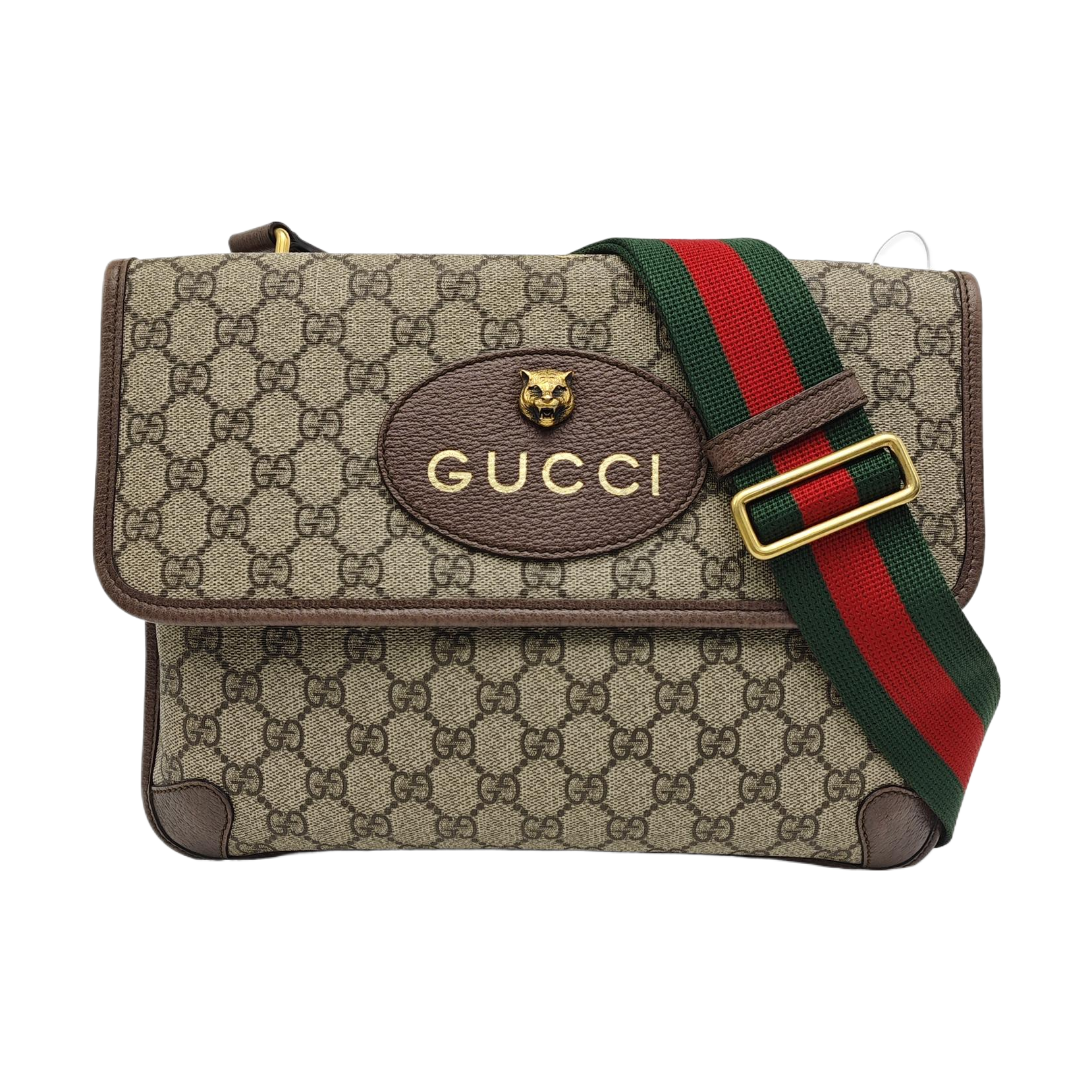 Neo Vintage Large Monogram Coated Canvas Brown