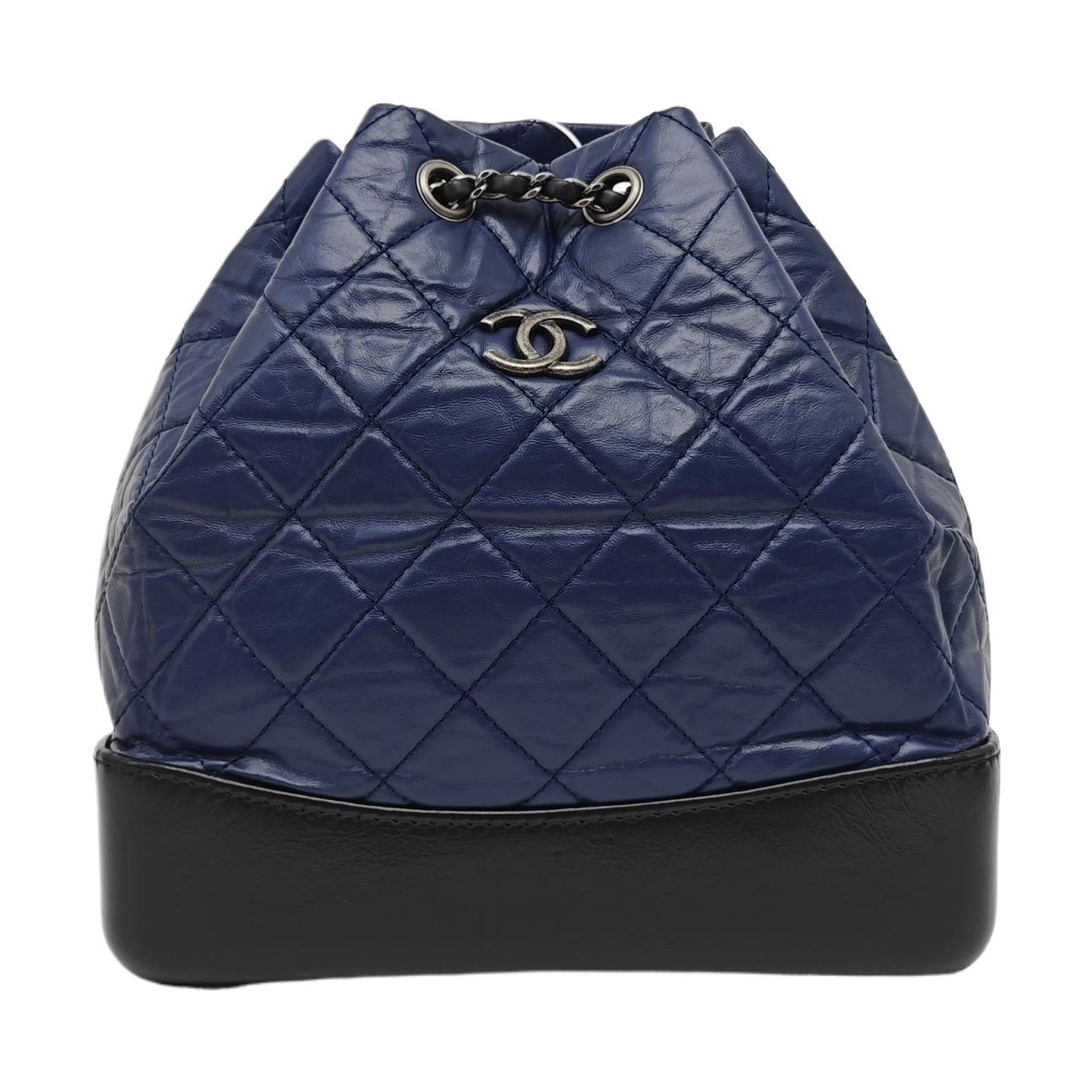 GABRIELLE Small Quilted Calfskin Blue
