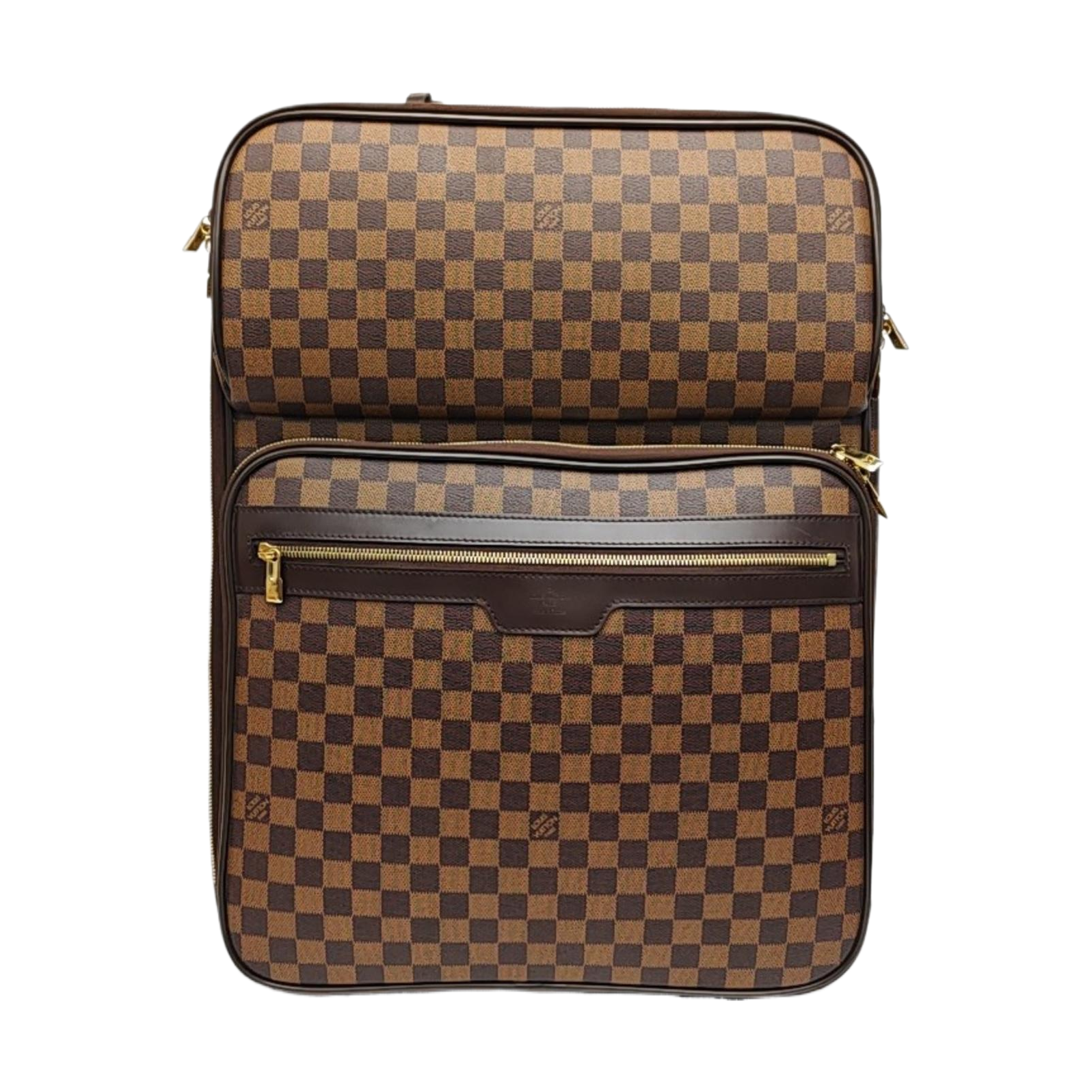 PEGASE 55 Damier Ebene Coated Canvas Brown