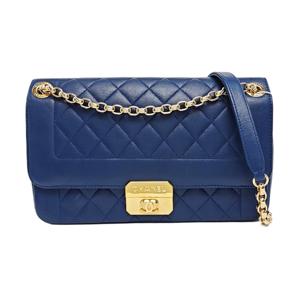 Quilted Lambskin Blue