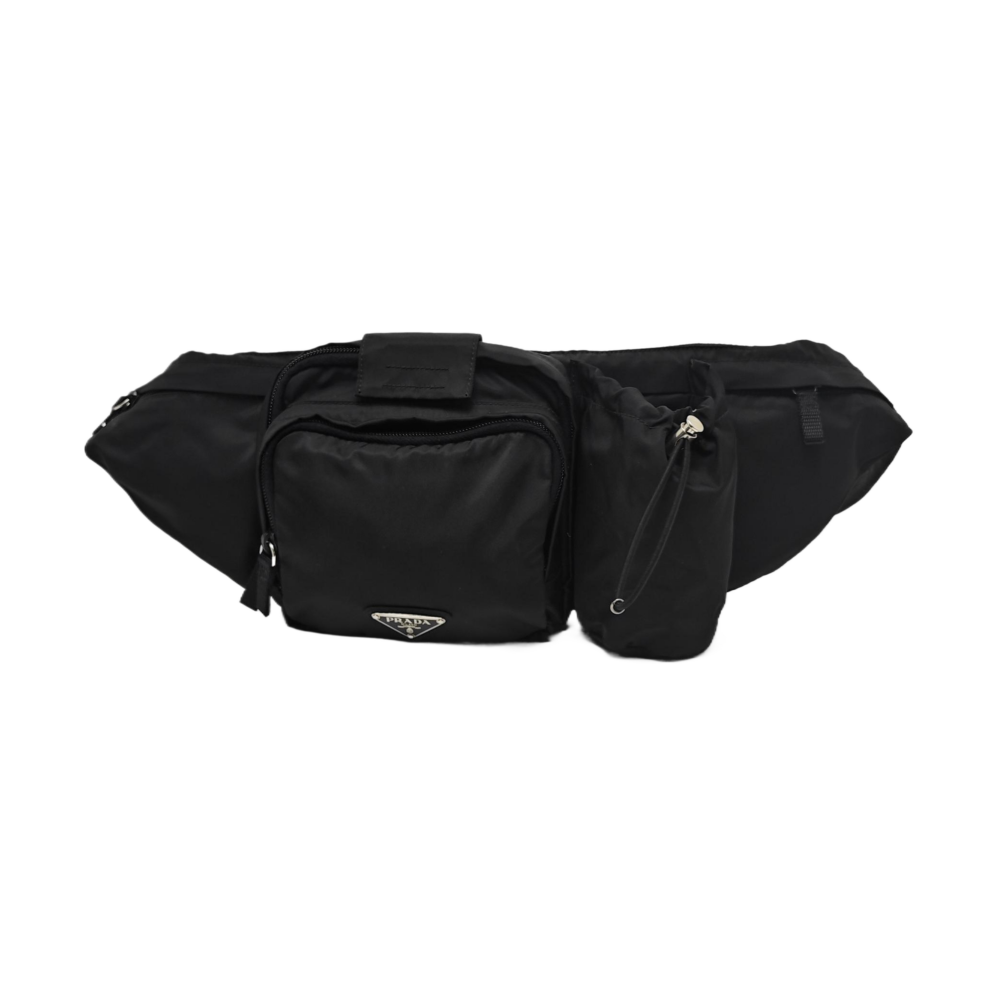 Nylon Crossbody Bag Black