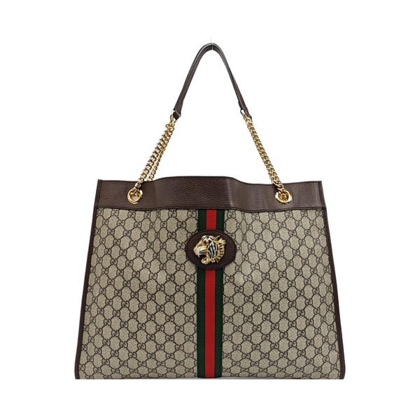 Rajah Monogram Coated Canvas Beige