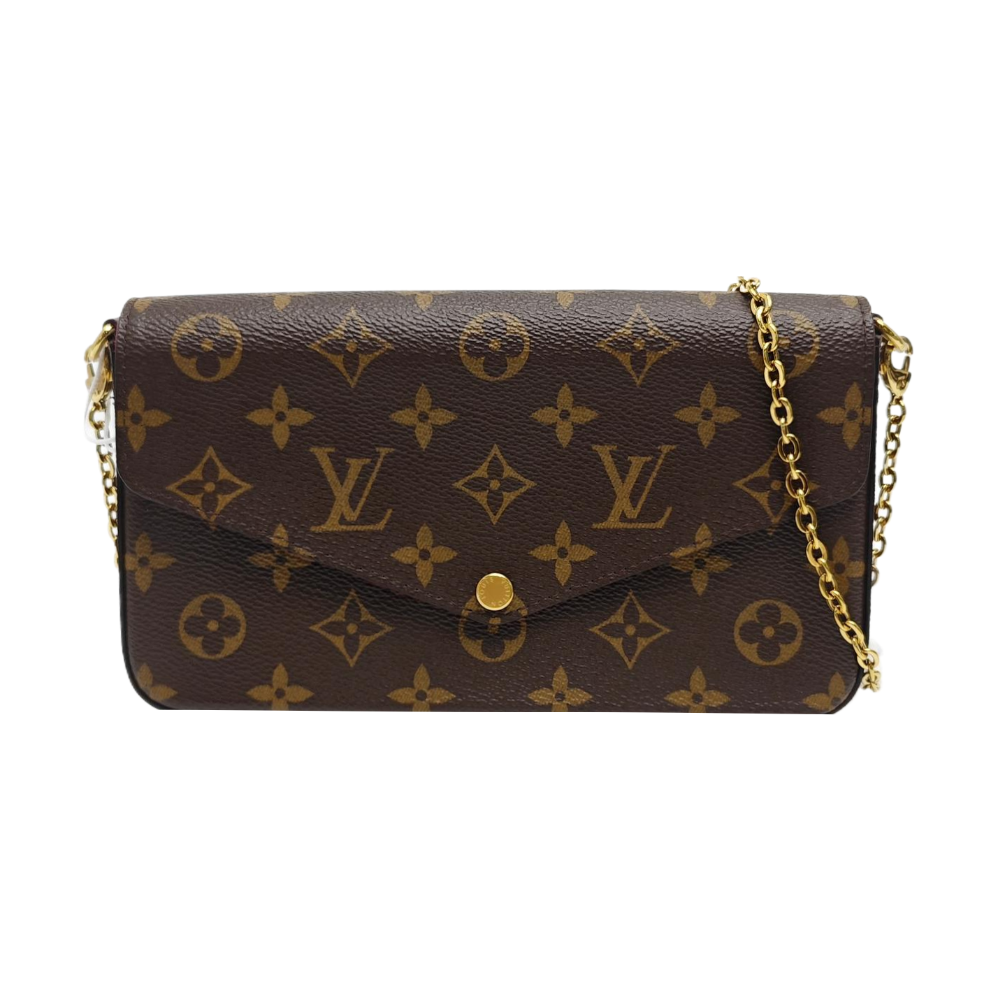 FÉLICIE Monogram Coated Canvas Brown