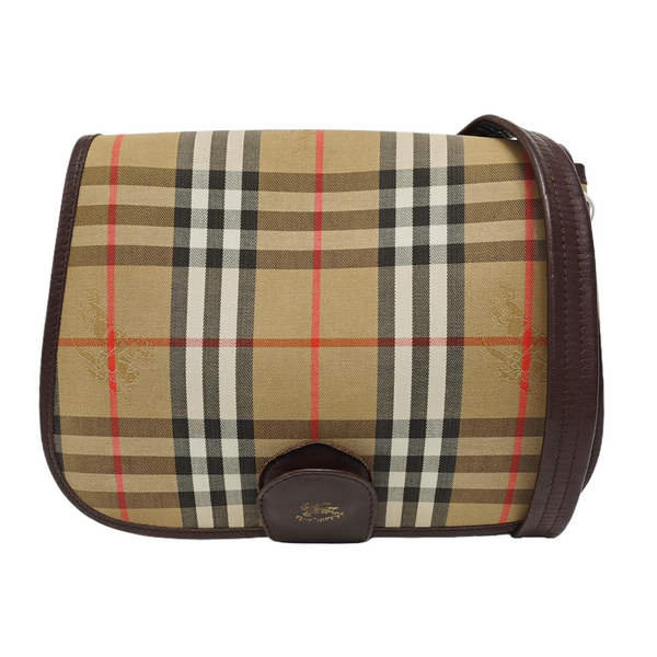 Canvas Shoulder Bag Brown