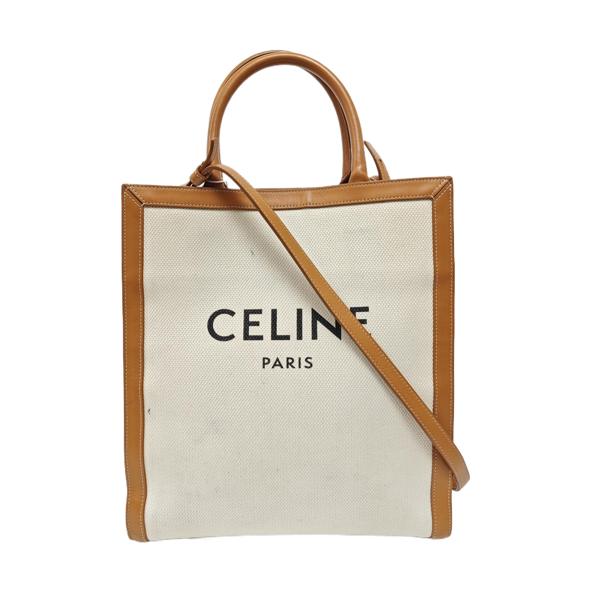 CABAS CELINE Small Canvas White