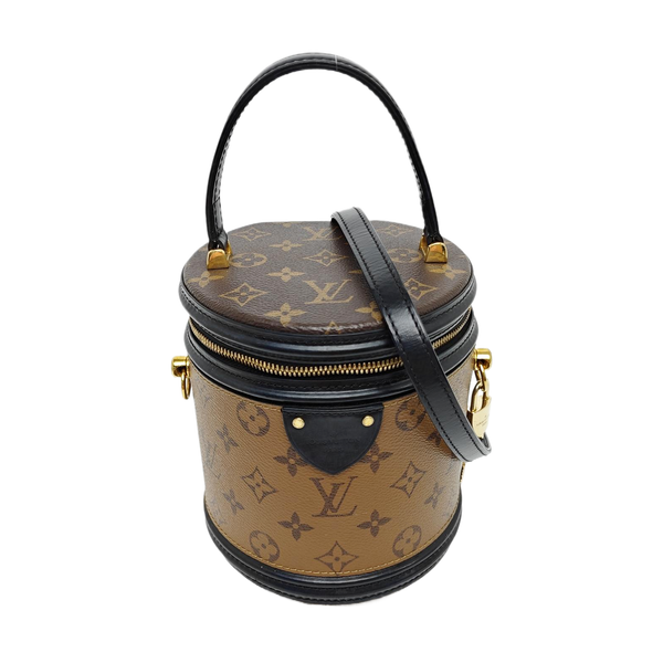 CANNES PM Monogram Coated Canvas Brown