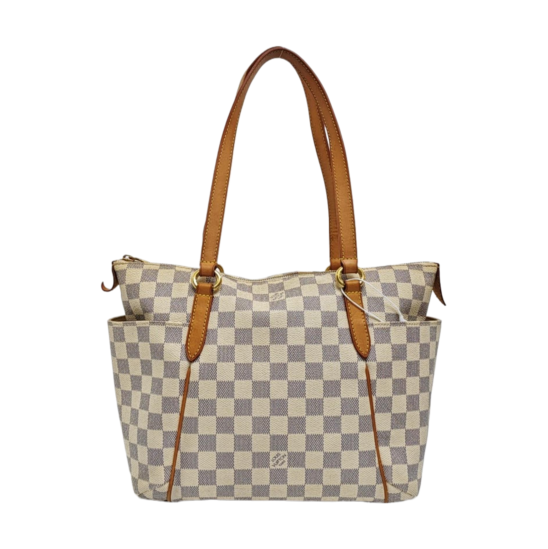 TOTALLY Damier Azur Coated Canvas Beige