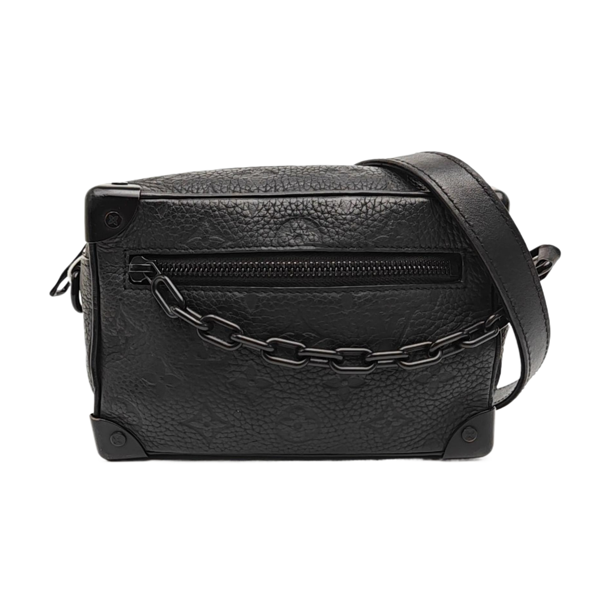 SOFT TRUNK Mini Monogram Calfskin Black