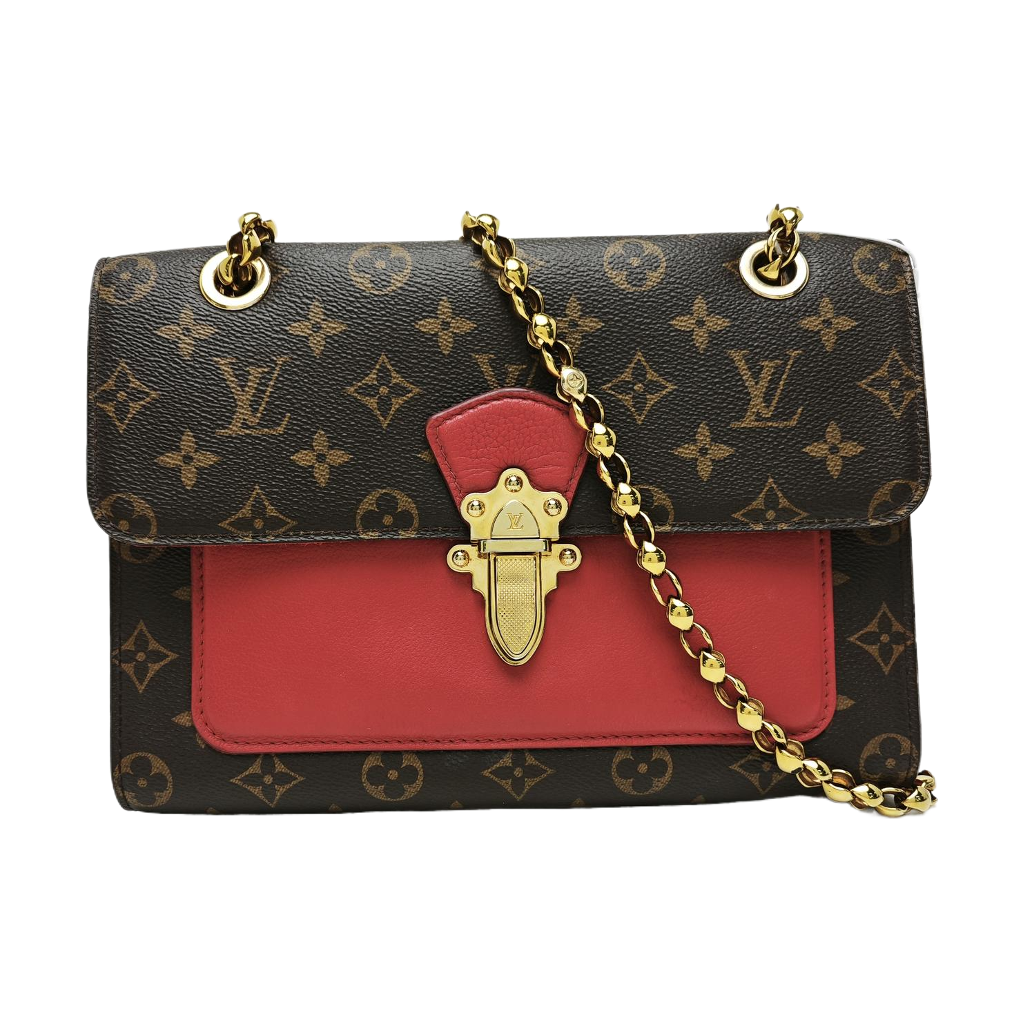 VICTOIRE Monogram Coated Canvas Brown