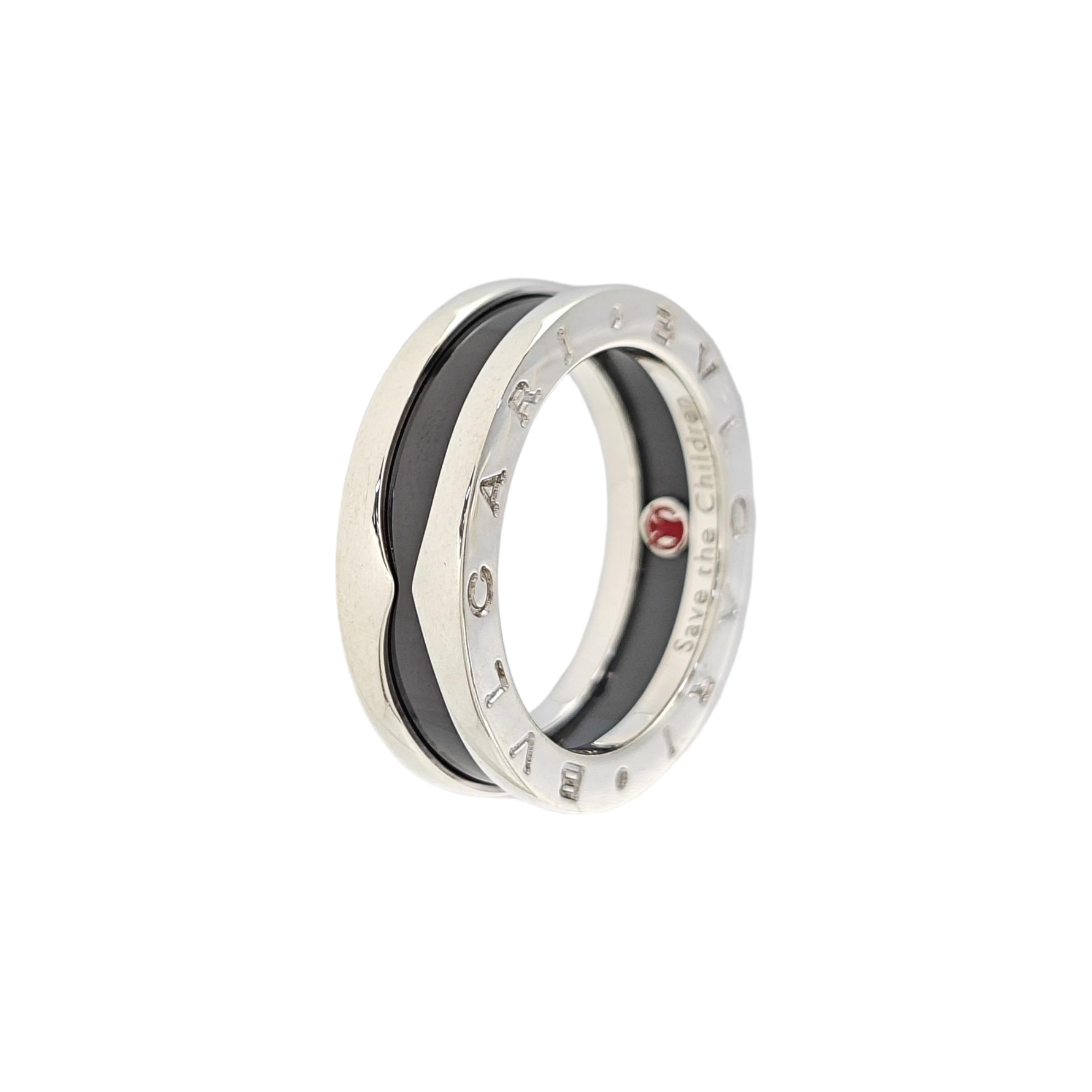 B.ZERO1 925 Sterling Silver Ring EU 55