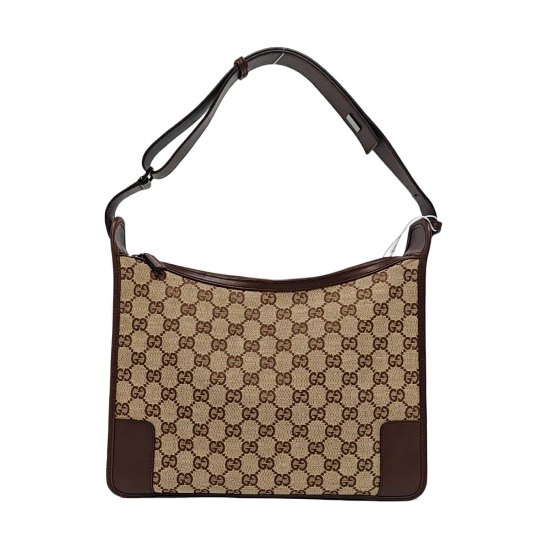 Monogram Canvas Top Handle Bag Brown