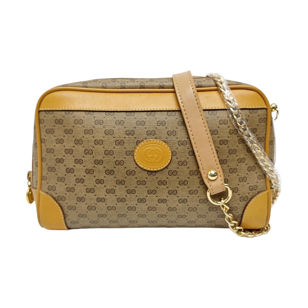 Monogram Coated Canvas Top Handle Bag Beige