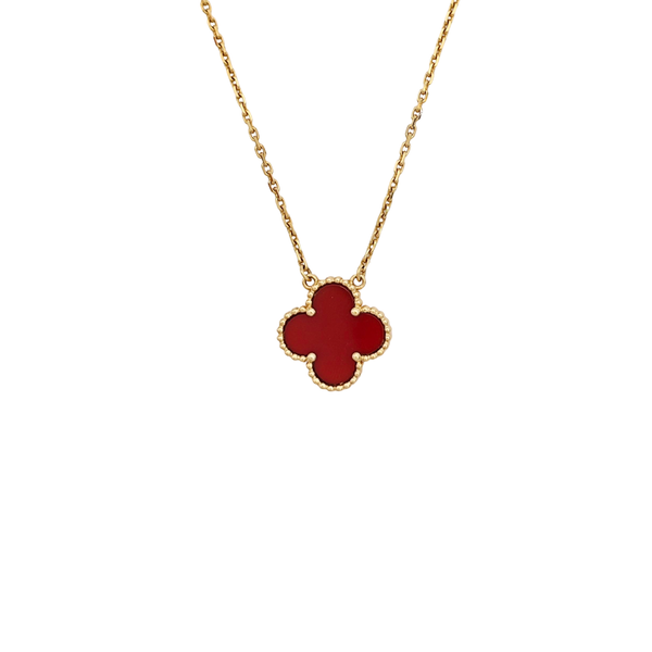 Vintage Alhambra 18k Gold Necklace