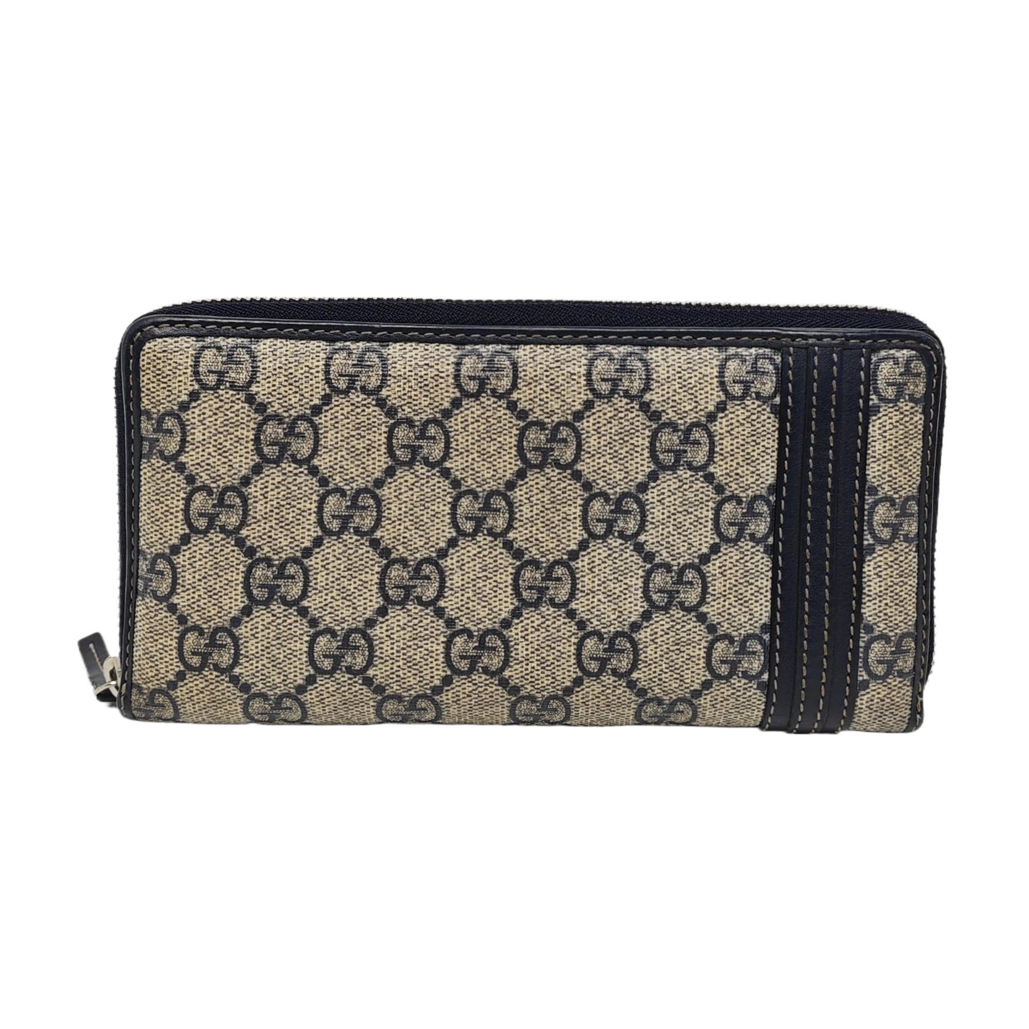 Monogram Coated Canvas Wallet Beige