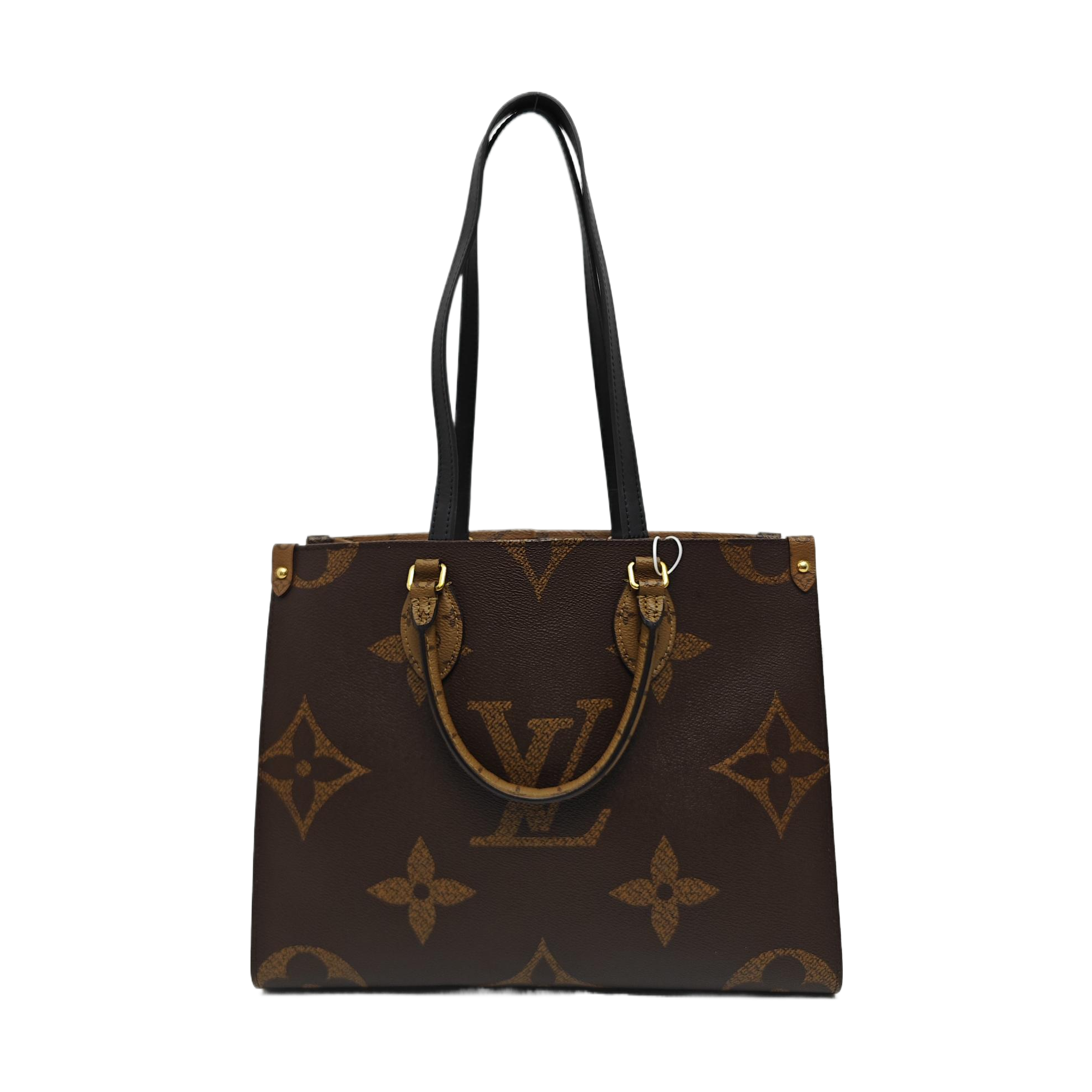 ONTHEGO MM Monogram Coated Canvas Brown
