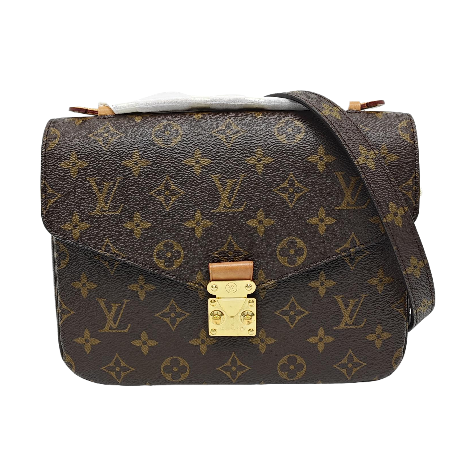 MÉTIS MM Monogram Coated Canvas Brown