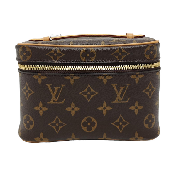 NICE Mini Monogram Coated Canvas Brown