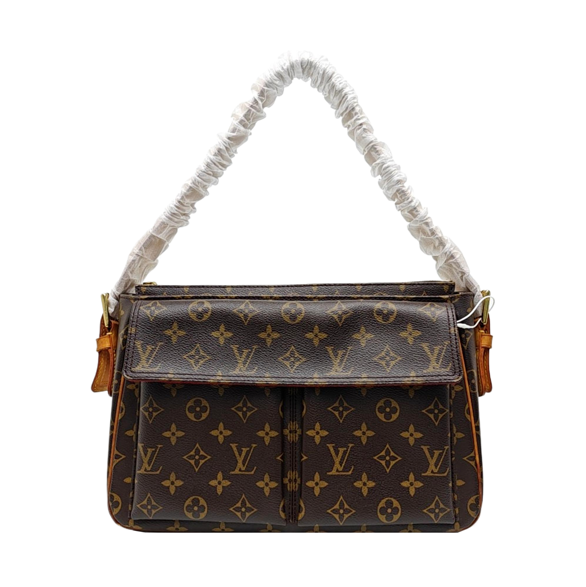 VIVA CITE Monogram Coated Canvas Brown