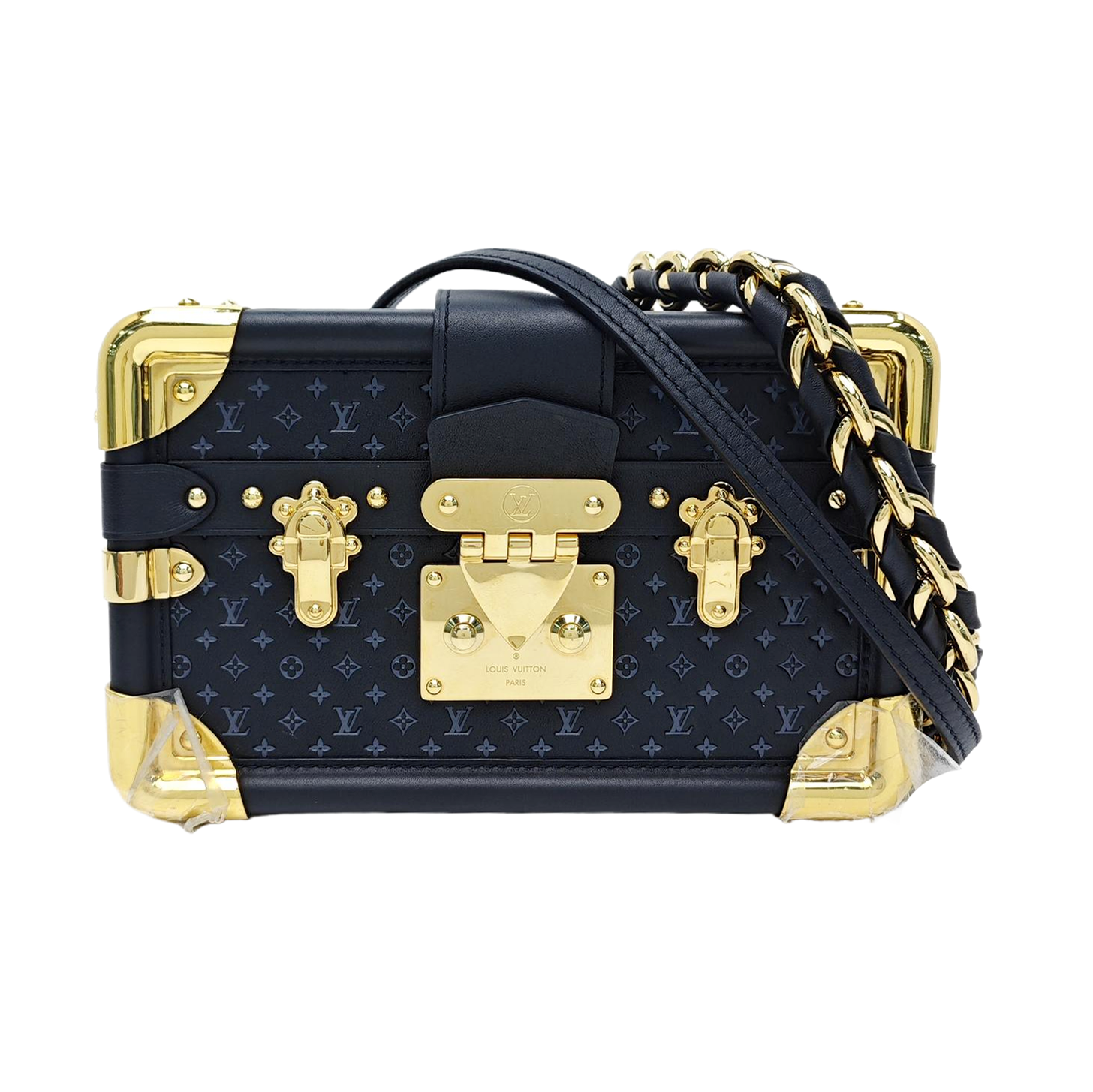 PETITE MALLE Calfskin Black