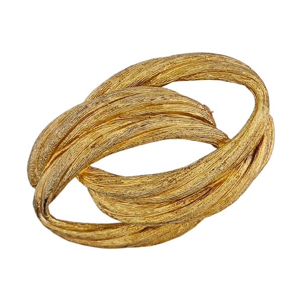 Metal Gold Brooch